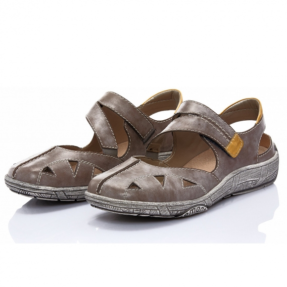 Remonte Sandale in basalt/yellow