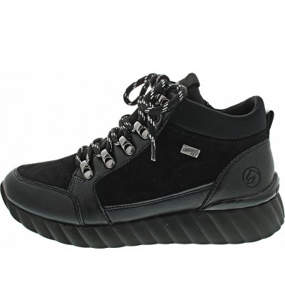 Remonte Schnürstiefel in schwarz