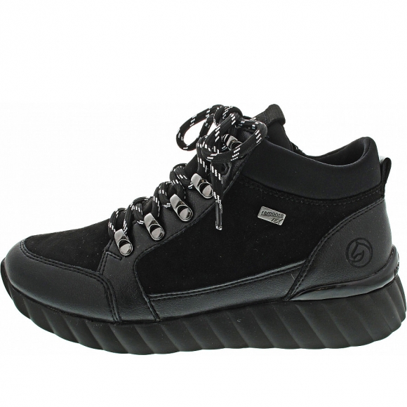 Remonte Schnürstiefel in schwarz