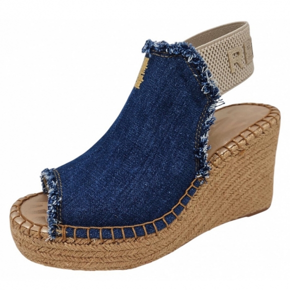 REPLAY Jess Tyne Denim Sandalette in denim blue