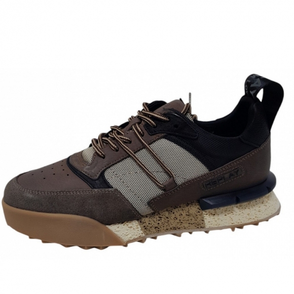 REPLAY Field JUpiter Hype Sneaker in sand black