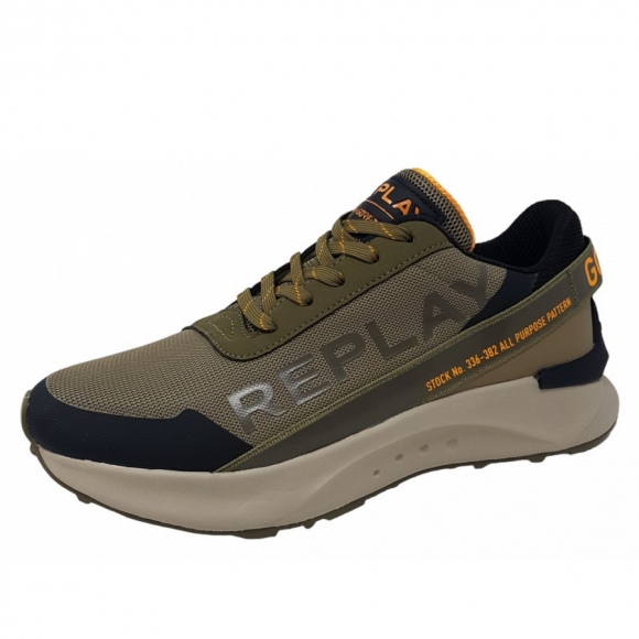 REPLAY Altair Gore Sneaker in mil green 039