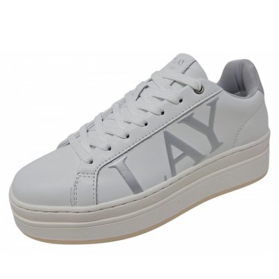 REPLAY Camden Look Sneaker in white silver REPLAY Camden Look Sneaker in white silver