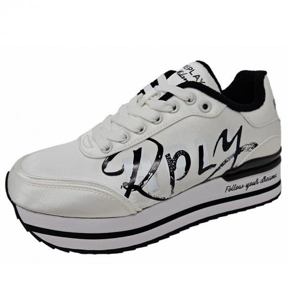 REPLAY New Penny Emery Sneaker in white