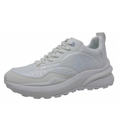 REPLAY Athena Glossy Sneaker in white REPLAY Athena Glossy Sneaker in white