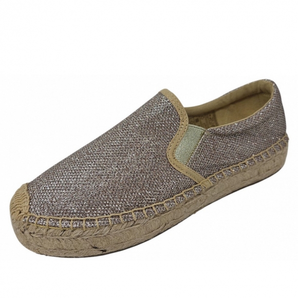 REPLAY Lowton Leinenschuh in platin