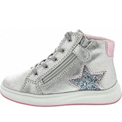 Richter Sneaker high in silver/candy/planet