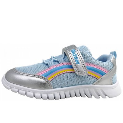 Richter Klettschuh in silver/sky/rainbow 1701