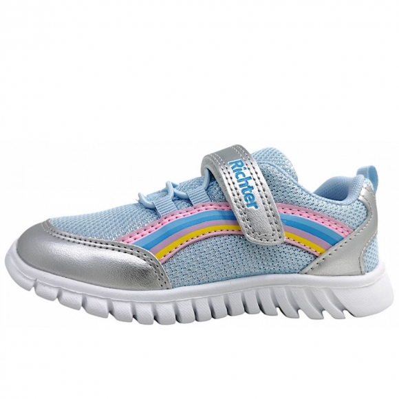 Richter Klettschuh in silver/sky/rainbow 1701