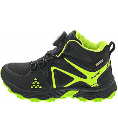 Richter Sneaker high in black-lime