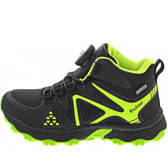 Richter Sneaker high in black-lime
