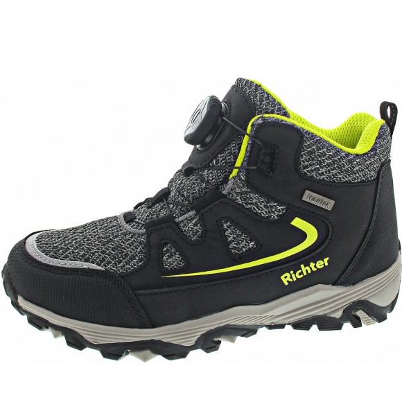 Richter Boots in black-vulc-akz n yellow