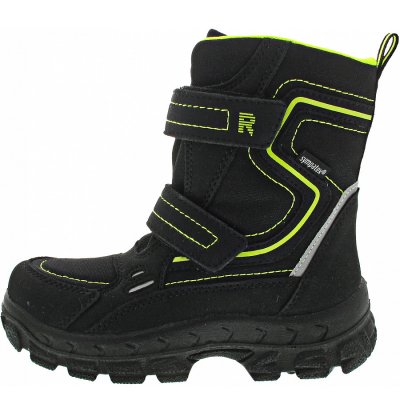 Richter Klettstiefel in black-neon gelb