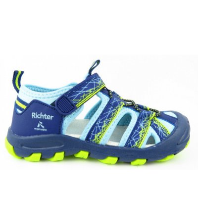 Richter Bumper blau kombi Sandale in SURF/CHRYSTAL/LIME