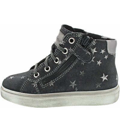 Richter Sneaker high in steel-old silver