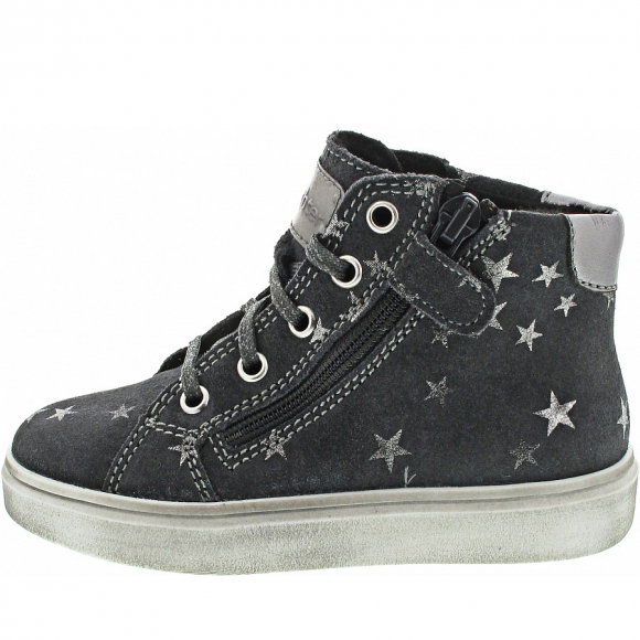 Richter Sneaker high in steel-old silver