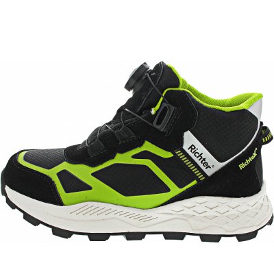 Richter Schnürstiefel in black/lime/silver Richter Schnürstiefel in black/lime/silver