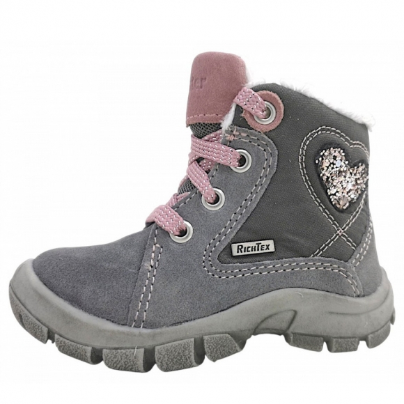 Richter Schnürstiefel in ash/cany 6301