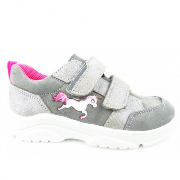Ricosta ROBI Blink Einhorn Klettschuh in graphit