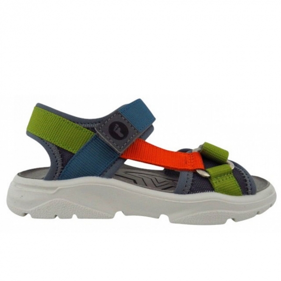 Ricosta FERNANDO graphit multi Sandale in graphit/carbon/orange