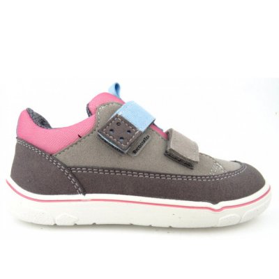 Ricosta JACO Tex Klettschuh in graphit/hellgrau/rosa