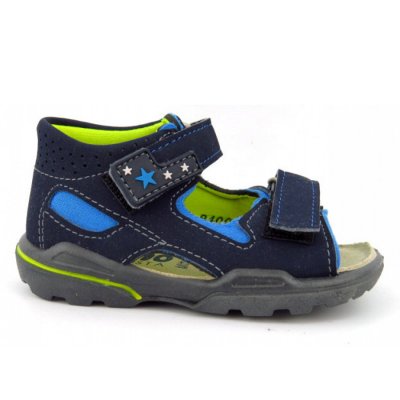 Ricosta Manto nautic M Sandale in nautic/sky/neongelb