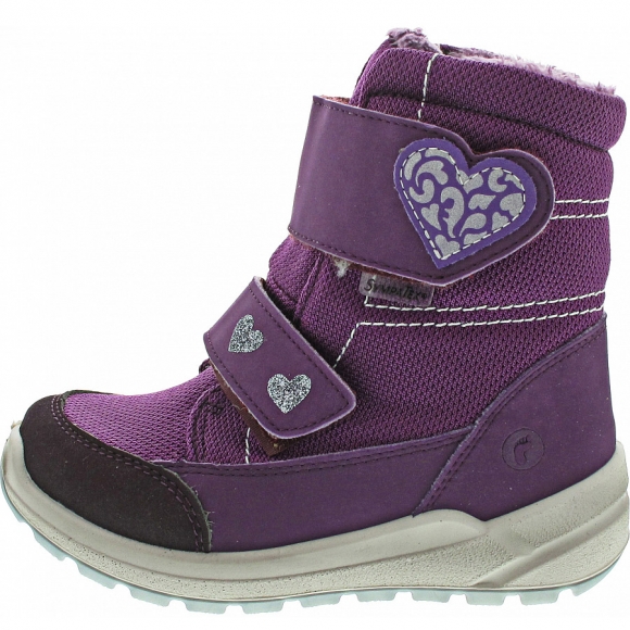 Ricosta Geni Klettstiefel in cassis-violett