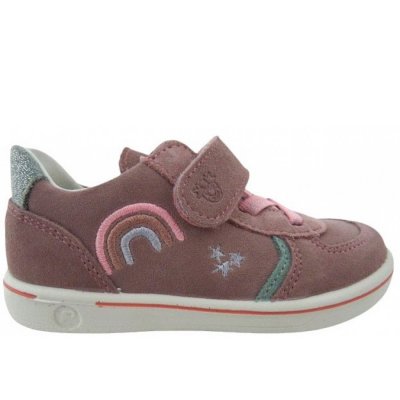 Ricosta LULU Velour malve Klettschuh in malve/ice