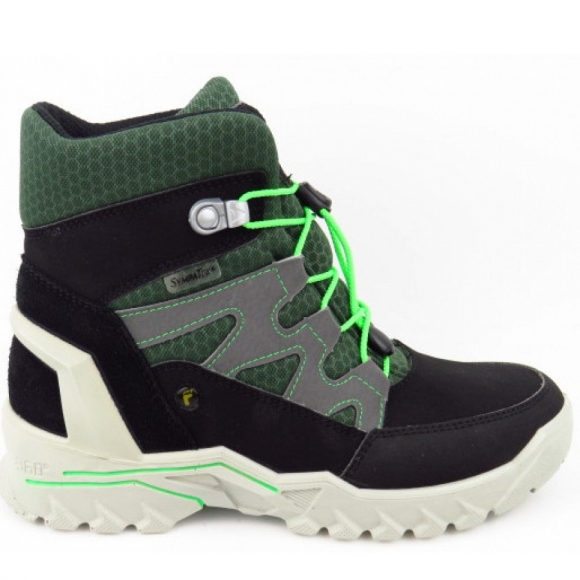 Ricosta Kulm schwarz/oliv SPX M Winterstiefel in schwarz/oliv