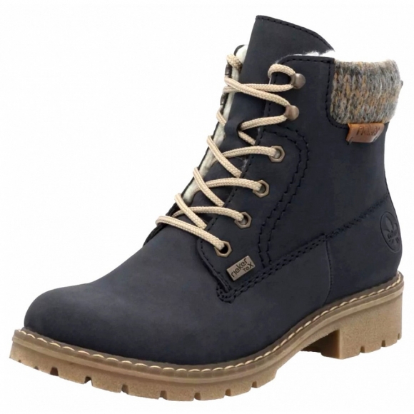 Rieker hwk damen stiefel Stiefel in blau dunkel
