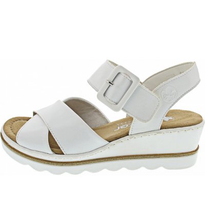 Rieker Keilsandalette in weiss Rieker Keilsandalette in weiss