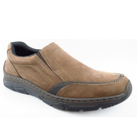 Rieker Rieker H.Slipper 16963-25 Slipper in kakao/schwarz