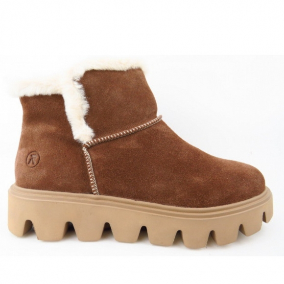 Rieker Evolution Boots in sattel/cotton