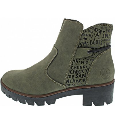 Rieker Stiefelette in grün