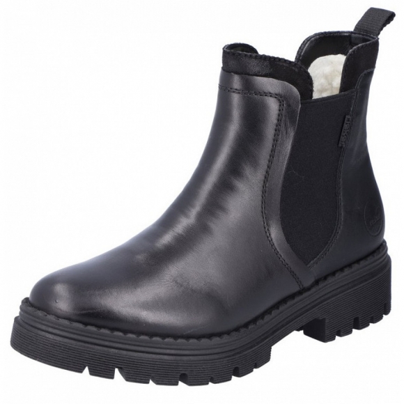 Rieker Chelsea Boot in nero schwarz