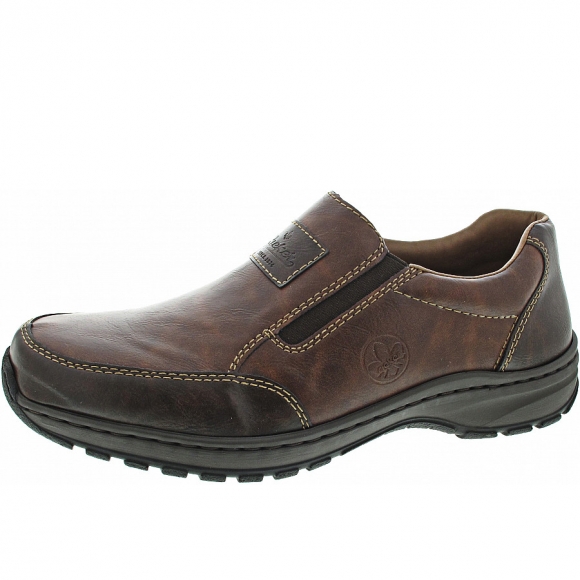 Rieker Slipper in toffee/wood