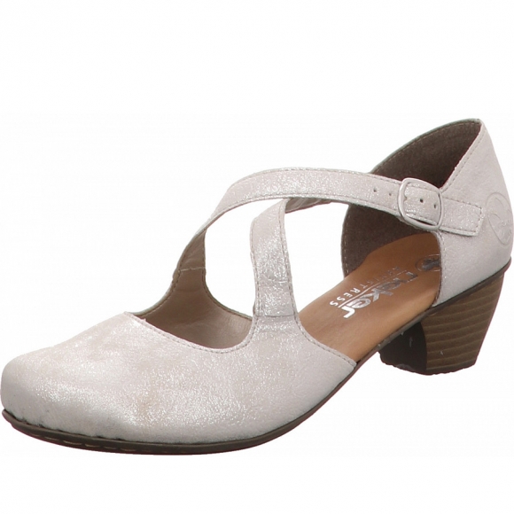 Rieker Pumps in silber, platin
