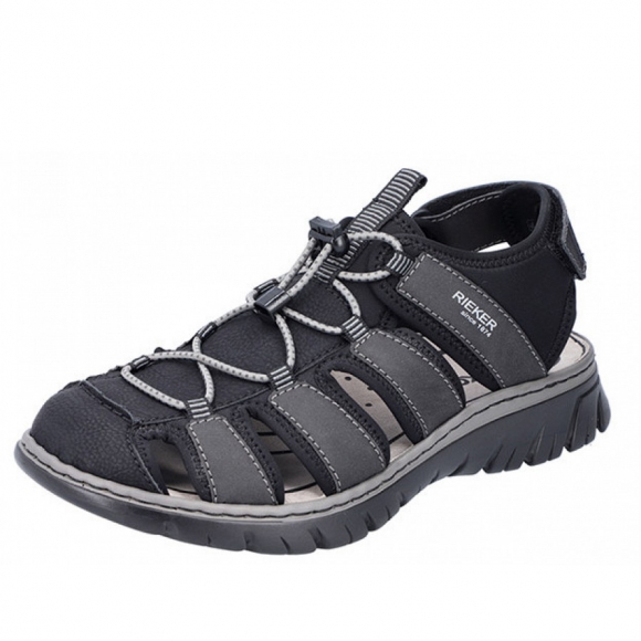 Rieker Sandale in schwarz