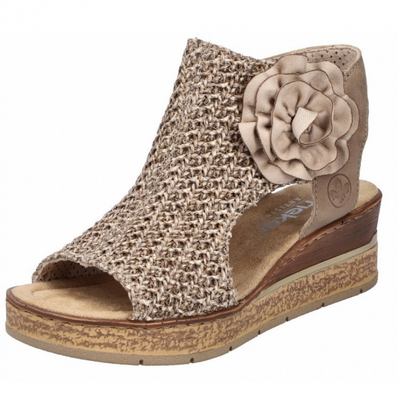 Rieker Sandalette in marble shell ink