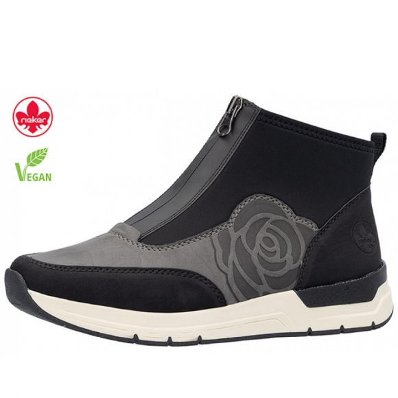 Rieker Slipper in schwarz