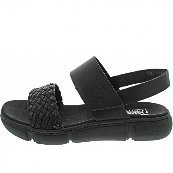 Rieker Sandale in black/schwarz