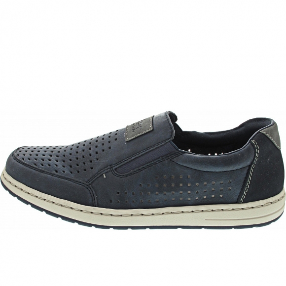 Rieker Slipper in midnight/grey/smoke