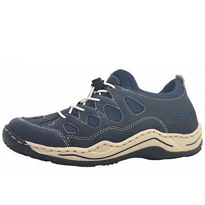 Rieker Wildebuk/Namur/Scuba Slipper in 14 Pazifik /Navy