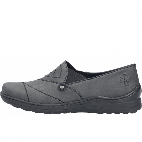 Rieker Slipper in grau 45