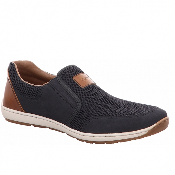 Rieker Slipper in pazifik/navy/amaretto