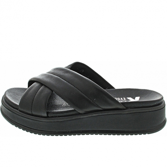 Rieker Pantolette in schwarz