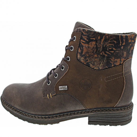 Rieker Schnürstiefel in kaffee-castagne-antique