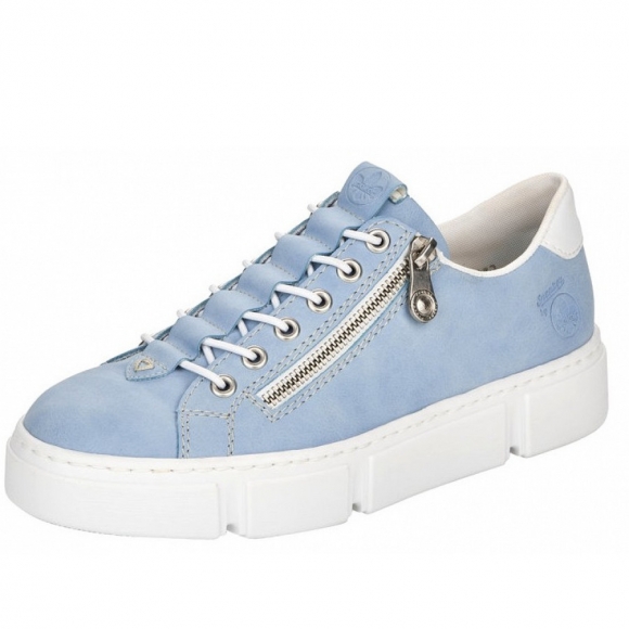 Rieker Sneaker in aqua weiss