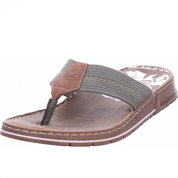 Rieker fsk herren sandalen Pantoletten in grün