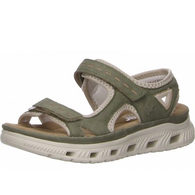 Rieker Sandalette in grün kombi.